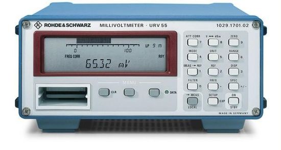 URV55, Вольтметры высокочастотные, № в ГРСИ РФ - 54364-13