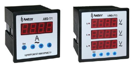 AMD и VMD, Амперметры и вольтметры цифровые, № в ГРСИ РФ - 60941-15