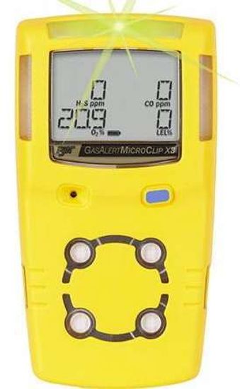 BW GasAlert мод. MicroClip X3, Clip Real Time, Газоанализаторы портативные, № в ГРСИ РФ - 63828-16